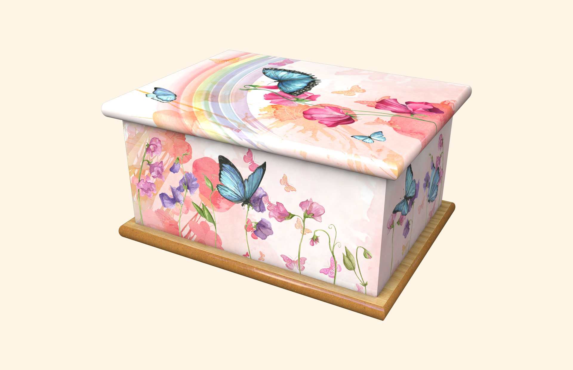 Heavens Garden adult ashes casket